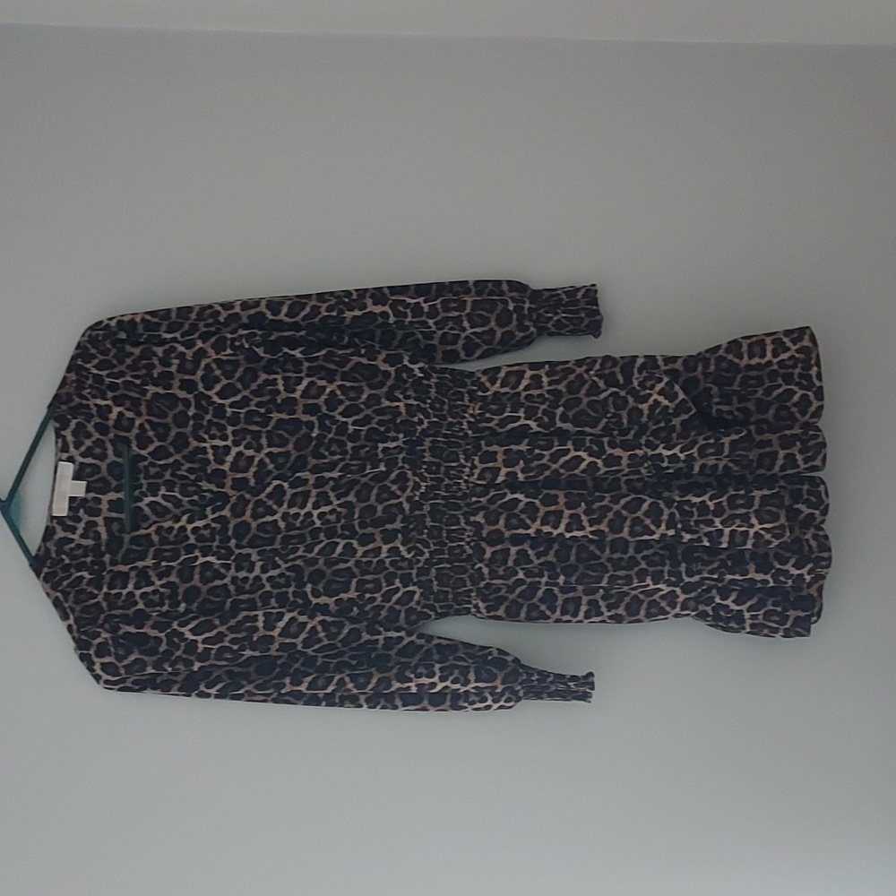Michael Kors Women’s Julia Animal Print Dress,Size med Ret.$155  My Listing$40